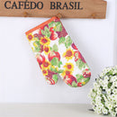 Glove Bakeware Heat Resistant Oven Mitts Microwave Oven Thickened Polyester