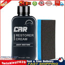 100mL Car Interior Plastic Leather Restorer Refurbishment Paste + Sponge Newly