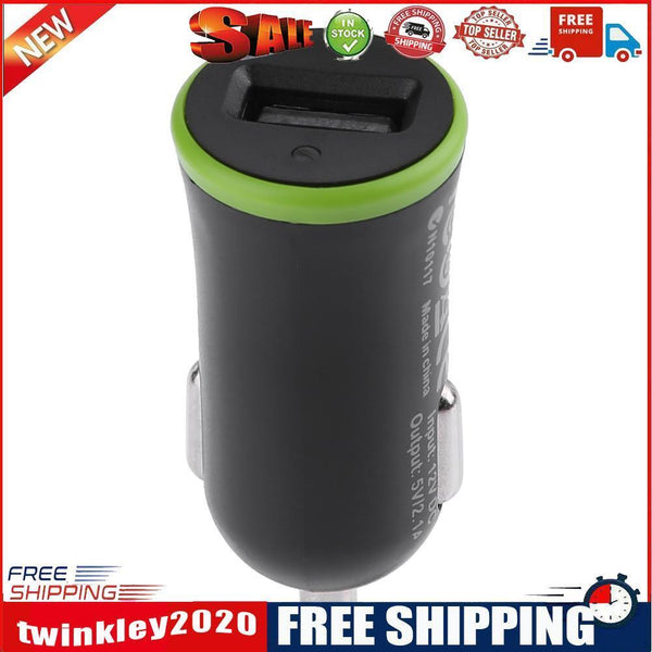 5V 2.1A Fast Charging USB Car Charger Wall Adapter for Phone Tablet(Black)
