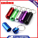 Small Portable Aluminum Alloy Mini Storage Box Waterproof Medicine Box Bottles