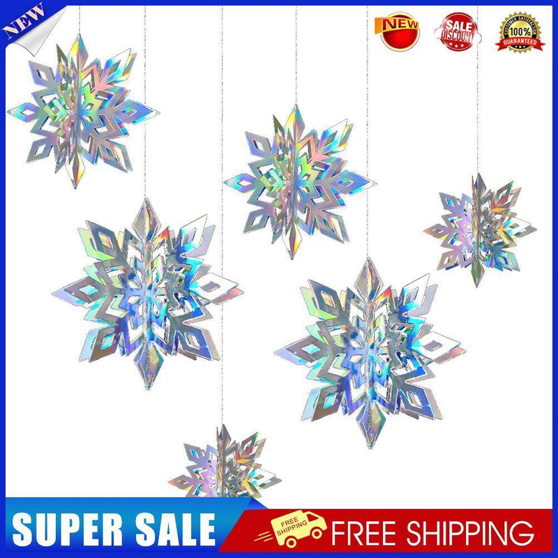 Star Paper Garland Ornaments Birthday Party DIY Wedding Decor (Snowflake 2)