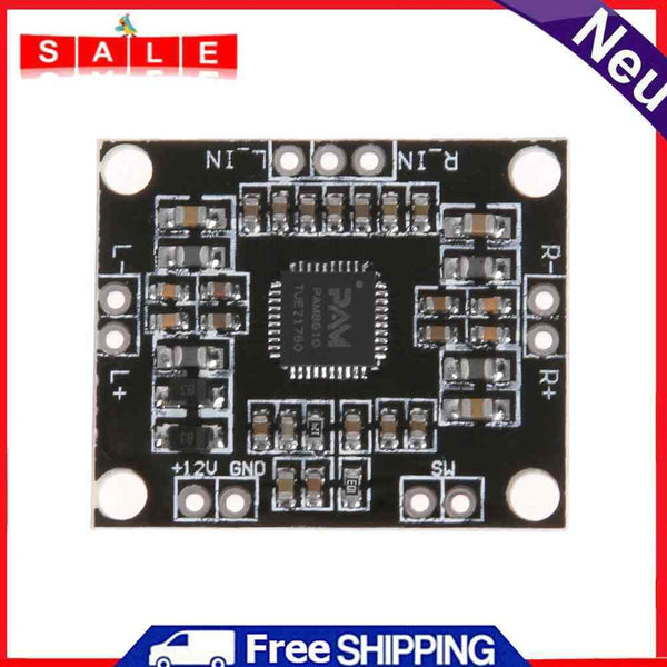 1pc PAM8610 DC 12V 2X15W Dual Channel Stereo Class D Amplifier Board