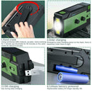 Solar Hand-crank Rechargeable Emergency Radio With Reading Flashlight Light Y5Y8