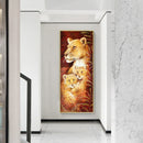 Animal 5D DIY Full Round Diamond Painting Mosaic Picture Home Decoration 30x65cm