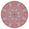 5D DIY Diamond Painting Mandala Wooden Round Coaster Cup Cushion (AA1058-1)