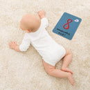 1 Set Baby Birth Month Days Commemorative Card Pregnant Women Photo Backgro