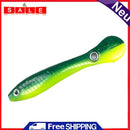 10cm/6g Soft Bionic Fishing Baits Lure Artificial Crankbait (Green Yellow)