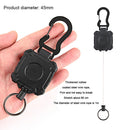 Retractable Key Chain Portable Retractable Keychain Outdoor Key Ring Accessories