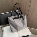 Fashion Big Capacity Shoulder Bag Nylon Handbag Female Solid Color Shopping Tote