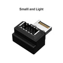Motherboard Type E to Type C/USB Adapter Desktop Computer PC Connector Converter