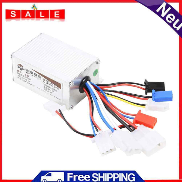 24V 250W E-Bike Scooter Brush Motor Controller for Electric Bicycle Accessories