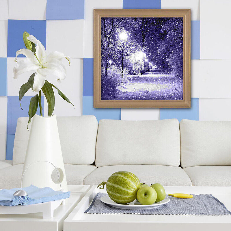 5D DIY Full Drill Diamond Painting Snowing Cross Stitch Embroidery Craft