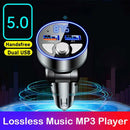 Car Wireless Bluetooth FM Transmitter MP3 Player 2USB Auto Fast Charger Adapter