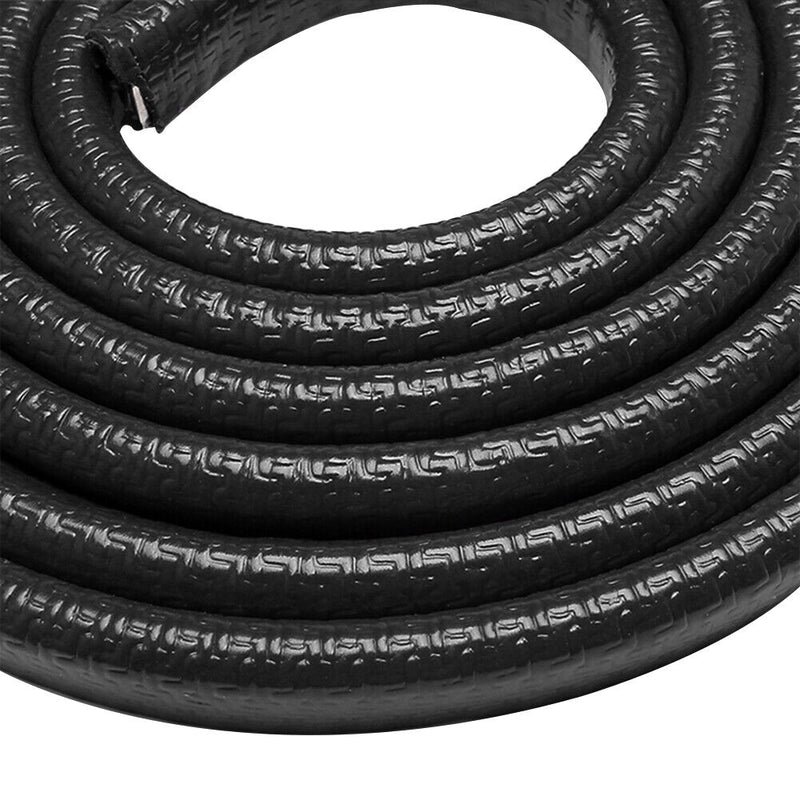 5m Car Door Anti Collision Strip with Steel Disc Scratch Protector (Black)