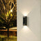 Outdoor LED Solar Light Waterproof Adjustable Wall Panel Light (Warm Light)