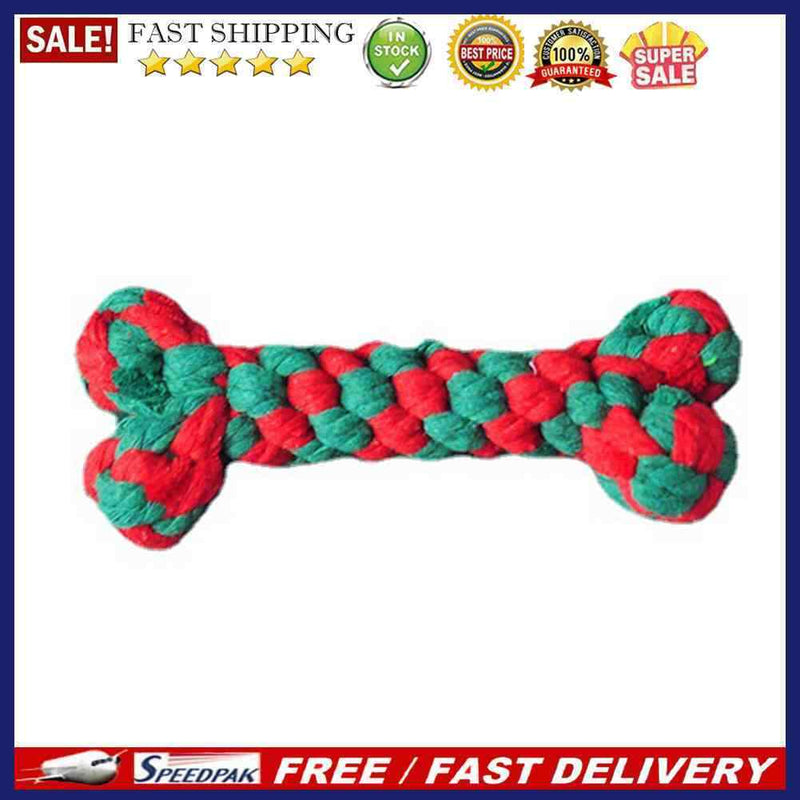Bite Resistant Dog Toys Interactive Cotton Rope Knot Puppy Chewing Accessories