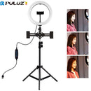 Phone Brackets Selfie Video Light kit LED Ring Light 110cm Tripod Stand