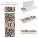 DIY Mandala Special Shaped Diamond Painting 2 Grids Students Pencil Box Newly