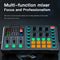 #A M6 RGB LED OTG Transmission Wireless Bluetooth-compatible External Mixer