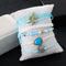 Multilayer Weave Rope Ethnic Bohemian Beads Shell Bangle Jewelry Gifts Bracelet