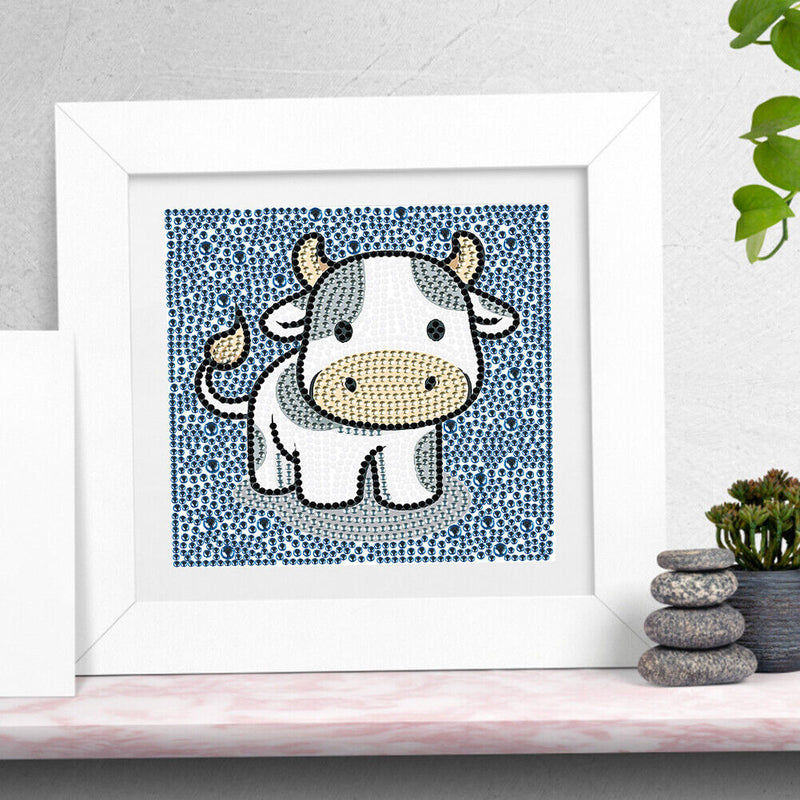 5D DIY Diamond Painting Cartoon Animal Full Round Drill Mosaic Crystal Art Ki