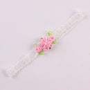 Baby Feather Flowers Photograph Props Outfits Angel Wings + Headband Set