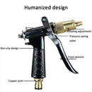 High Pressure Water Spray Gun Metal Brass Nozzle Car Lawn Garden Pipe Wash J8P8