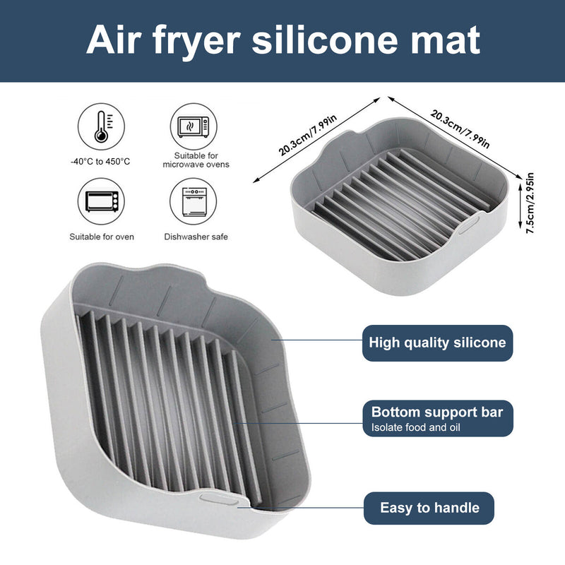 Air Fryer Liner Food Reusable Air Fryer Basket Replacement of Parchments