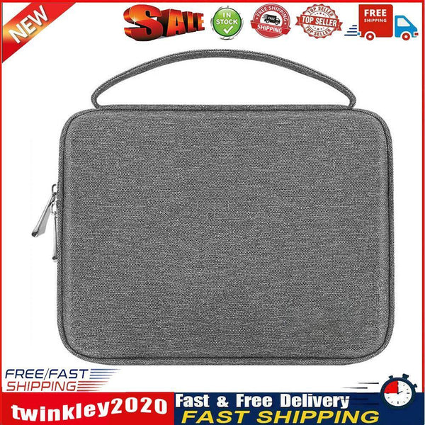 Portable Watch Band Organizer Storage Bag USB Cable Travel Handbag (Grey) Newly