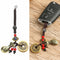Emperors Coins Lucky Wealth Pendant Brass Keyring Chinese Money Bag Keychain