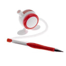 Elastic Rope Ballpoint Pen Fixed Desktop Pen School Office Stationery(Red) Newly