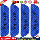 4pcs Car OPEN Reflective Tapes Warning Mark Open Car Door Stickers (Blue) Newly