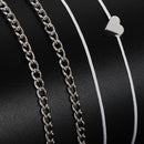 Women Love Heart Beach Foot Bracelets Feet Jewelry Anklets Women Plated Anklet