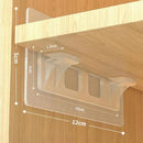 Bearing Capacity Space Partition Shelf Support Clapboard Hook Wardrobe Hooks