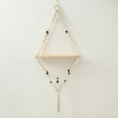 Flower Pot Wall Decoration Plants Holder Cotton Rope Basket Flower Pot Hanging