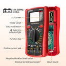 2000 Counts LCD Digital Multimeter AC DC Resistance Frequency Meter (Red) Newly