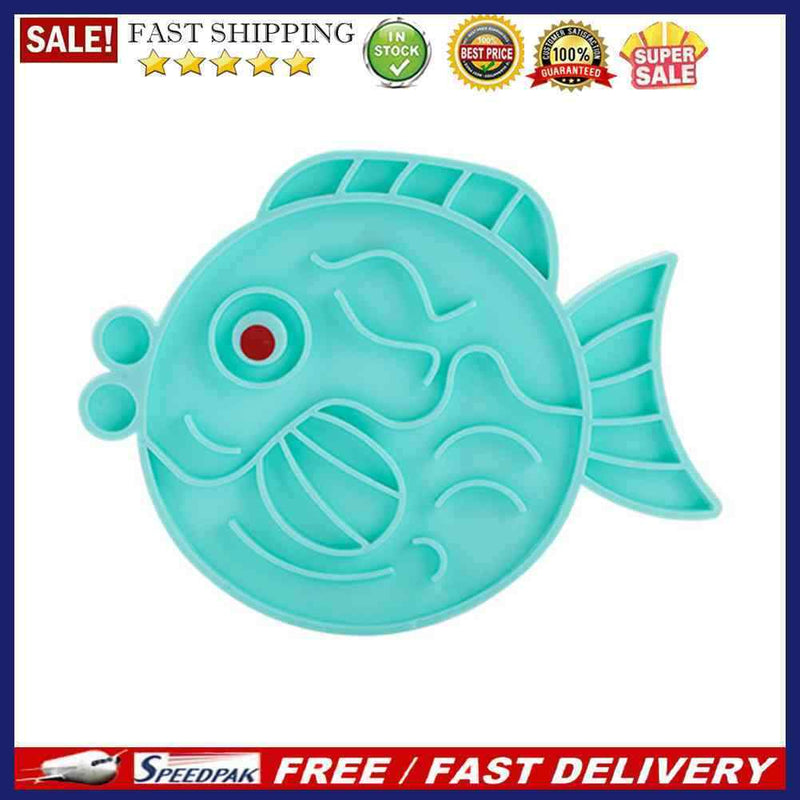 Silicone Dog Feeding Lick Mat Cat Feeder Licking Pad Slow Feeder Bowls for Pets