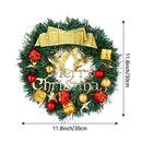 Bow-knot Garland Ornament Christmas Wreath Wall Hanging Christmas Decorations