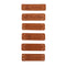 12pcs PU Leather Keywords on Clothing Garment Labels for Jeans Bag
