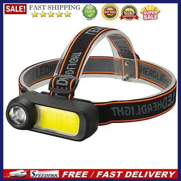 Built-in Battery Rechargeable Headlight Camping Hiking Fishing Strong Headl