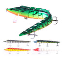 23cm 46g Simulation Fishing Lures Artificial Wobbler 13 Segments Bait (A)
