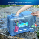 12L Water Bucket Driving Water Tank Container with Faucet for Outdoor Picnic