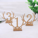 20pcs 1 to 20 Wooden Table Numbers Holder for Wedding Party Seat Decor Newly