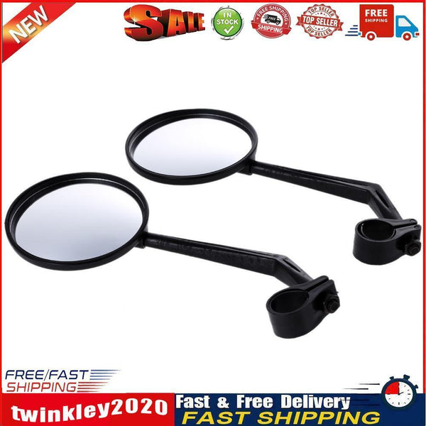 2Pcs Cycling Bike Bicycle Handlebar Flexible Safe Rear View Rearview  Newly
