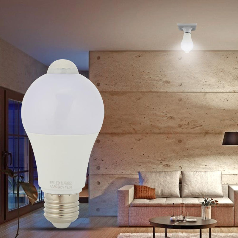 3pcs LED PIR Bulb Light Motion Sensor Lamp for Home Lighting(7W)