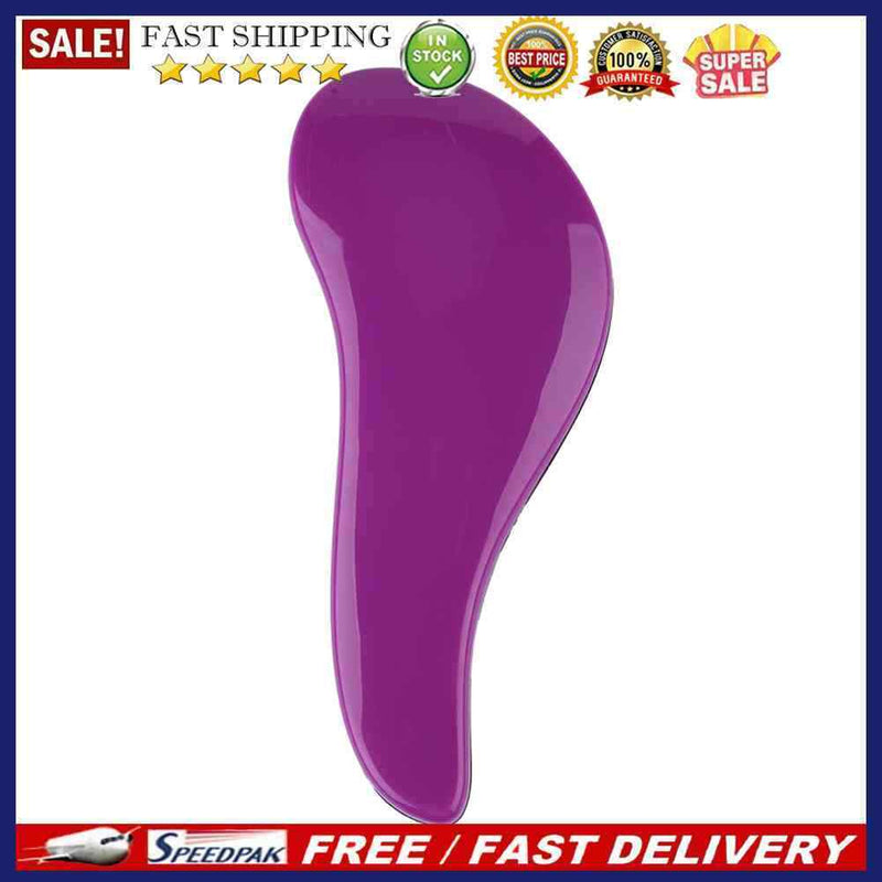 Women Tangled Hair Brush Salon Wet Curly Styling Tool Massage Girl Ponytail C