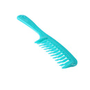Hairdressing Straight Curly Detangler Hair Combs Salon Hair Styling (Green)
