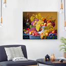 DIY Oil Paint by Numbers Fruit Hand Painted Acrylic Coloring Drawing Kit