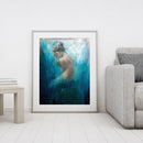 40x50cm Frameless Oil Paint By Numbers Girl Back DIY Canvas Picture Craft