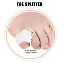 1 Pair Silicone Little Toe Thumb Separators Foot Bunion Hallux Valgus Correctors